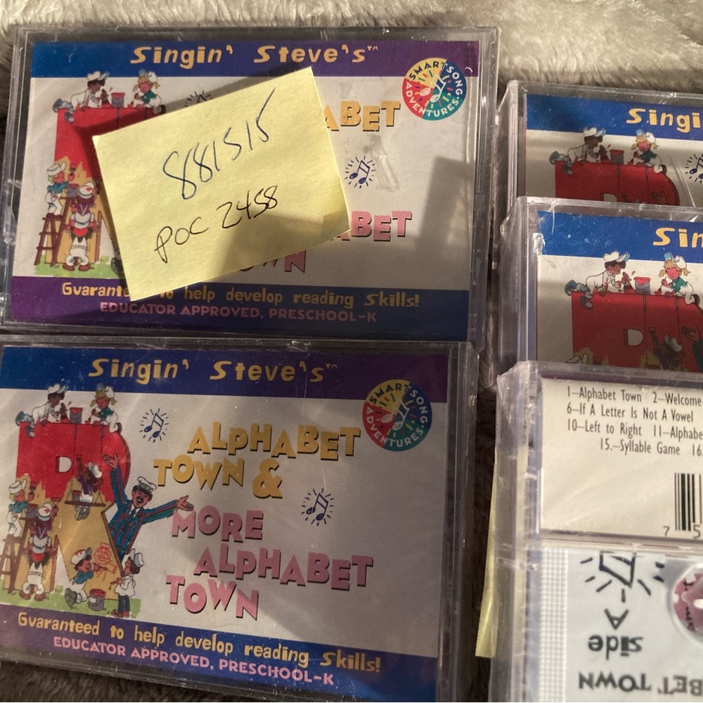 Singin' Steve's Alphabet Town Educational CDs